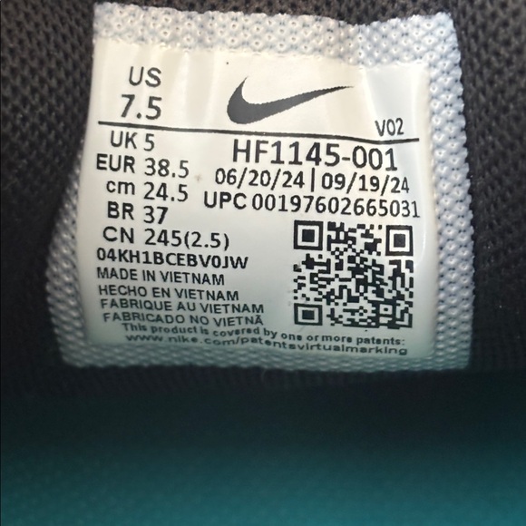 NWT Nike Metcon 9 AMP Shoes in Black Dusty Cactus Psychic Blue 7.5 - Picture 8 of 10